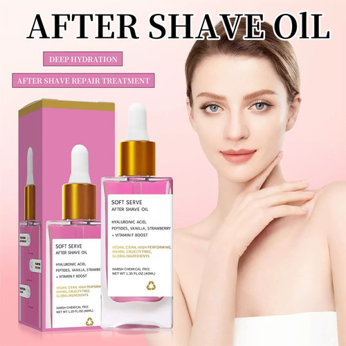 Soft serve after shave - after, oil